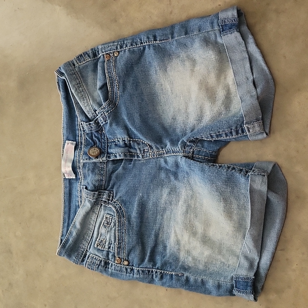 Midrise Denim Shorts
